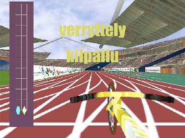 Wheelchair Racing Simulator warm-up option menu